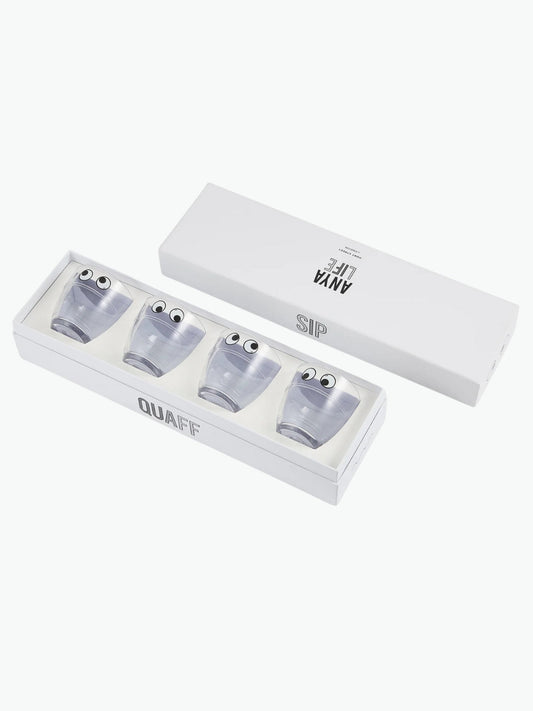 Anya Hindmarch Eyes Set of Four Duralex Glass Tumblers