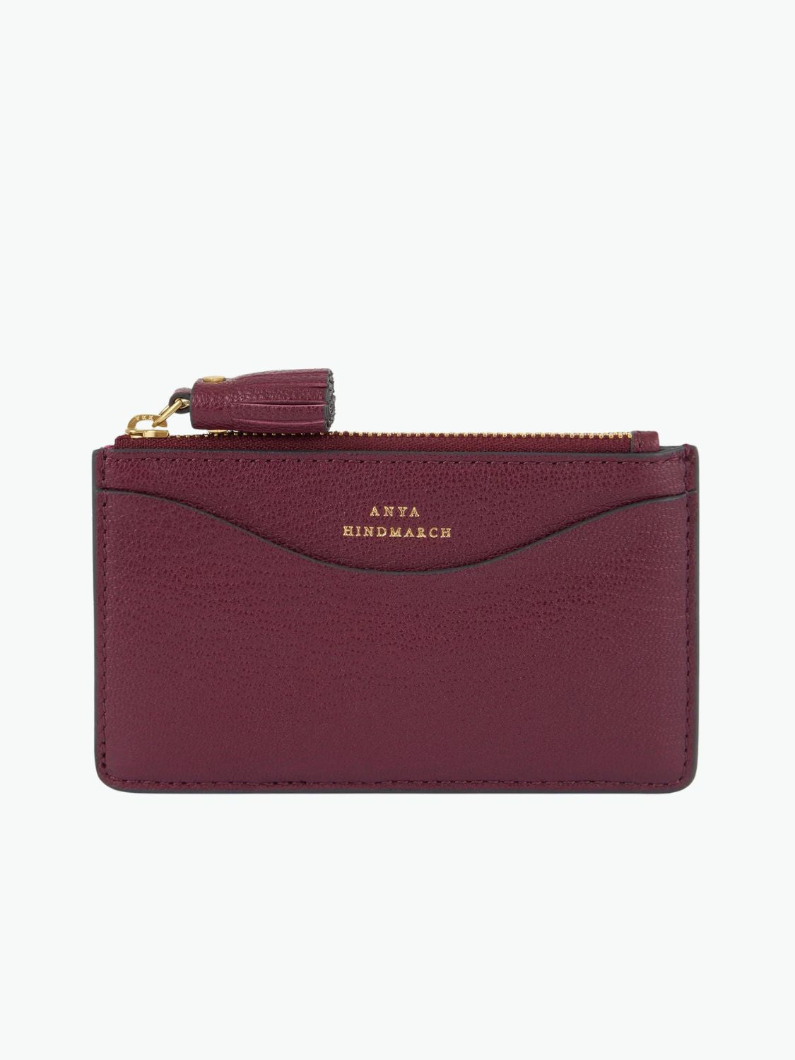 Anya Hindmarch Peeping Eyes Zip Card Case Orchid Purple