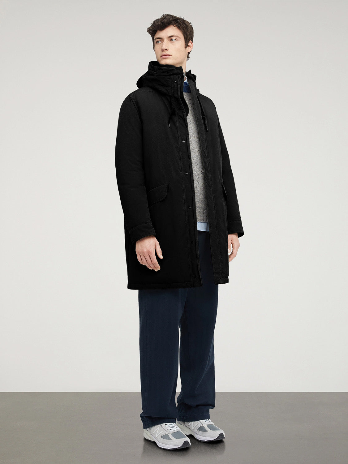 Aspesi Hooded Parka Black