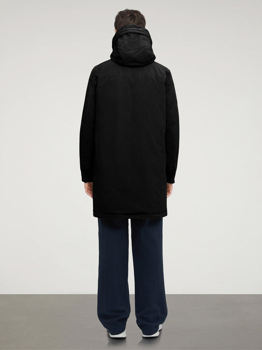 Aspesi Azoto Nylon Parka Black