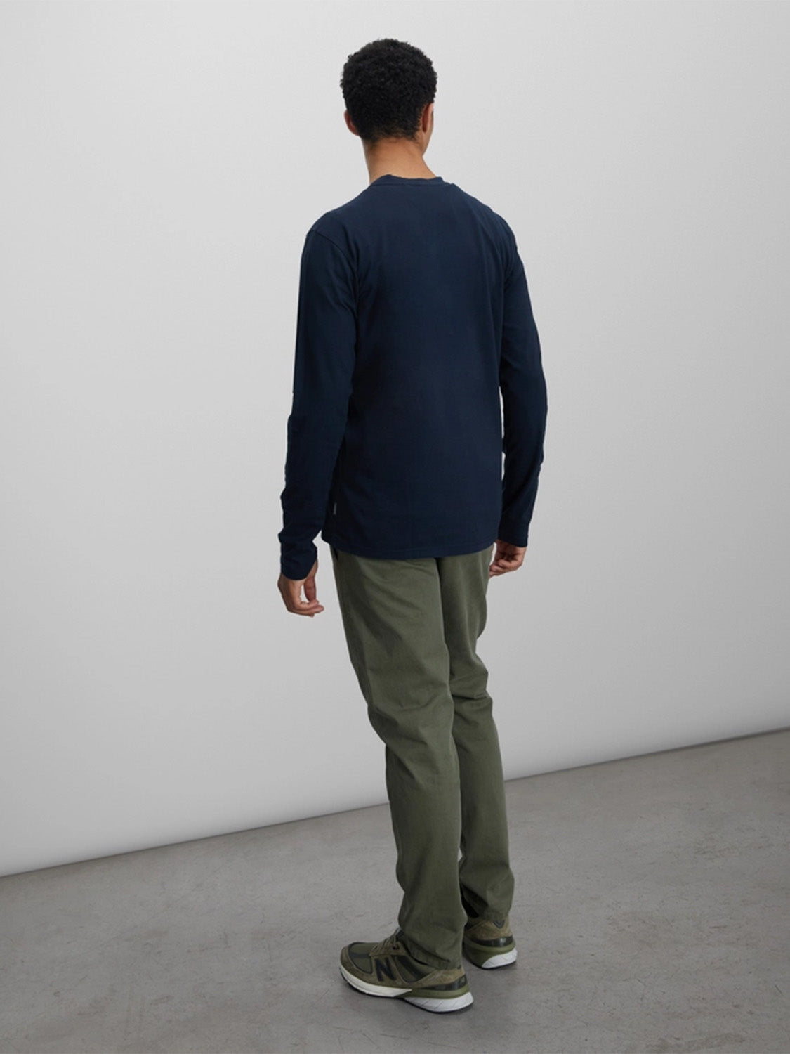 Aspesi Silenzio Long Sleeve T-shirt Navy