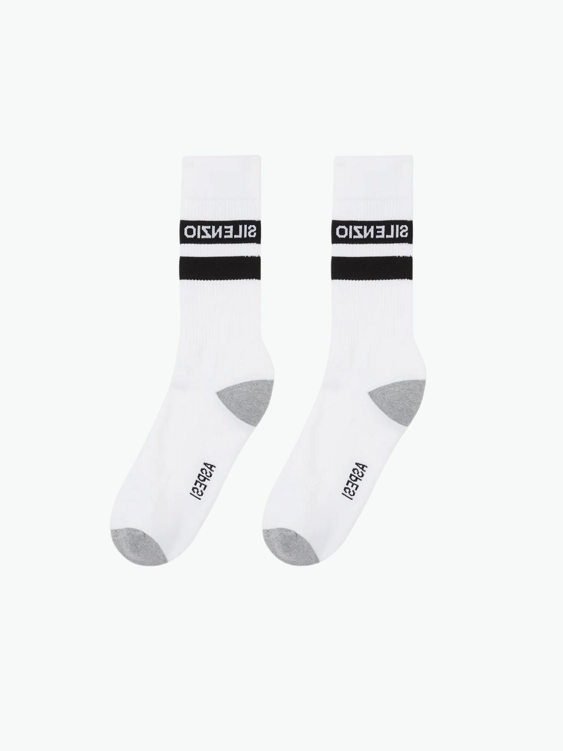 Aspesi Silenzio Socks Black Stripes White