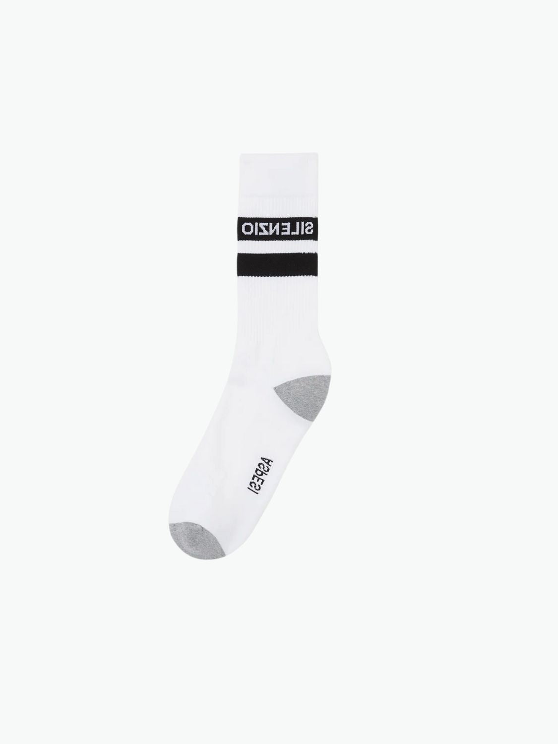 Aspesi Silenzio Socks Black Stripes White