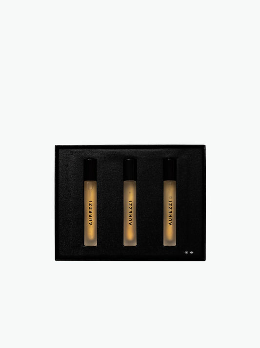 Σετ Στοματικό σπρέι Aurezzi 24K Gold Mouth Spray Black 3 Piece Set