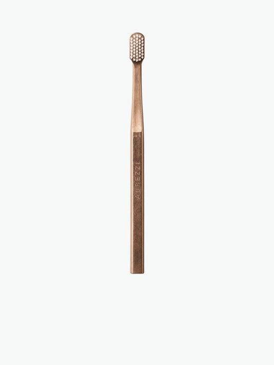Aurezzi Toothbrush Rose Gold White