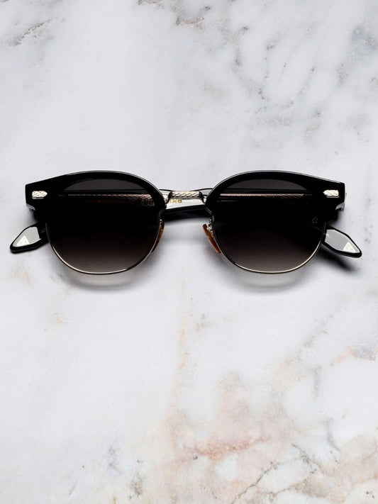 Breitling Biarritz 0003 Round Sunglasses Black