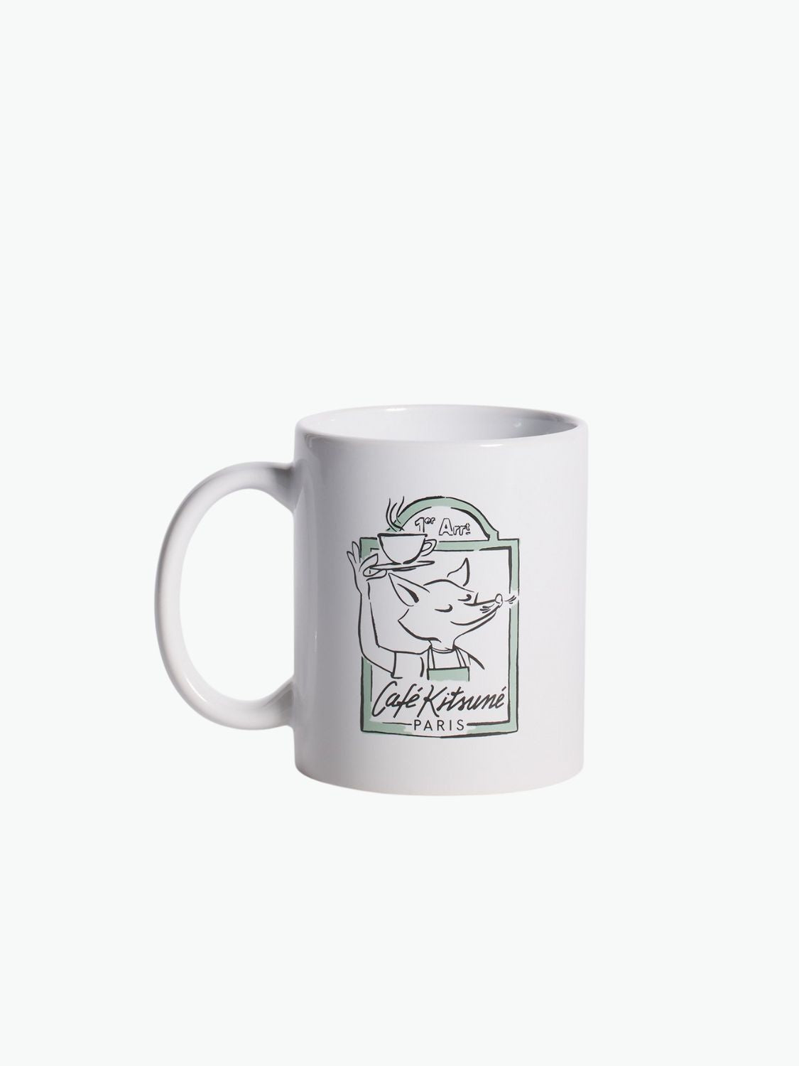 Maison Kitsune Cafe Kitsune Street Fox Mug White