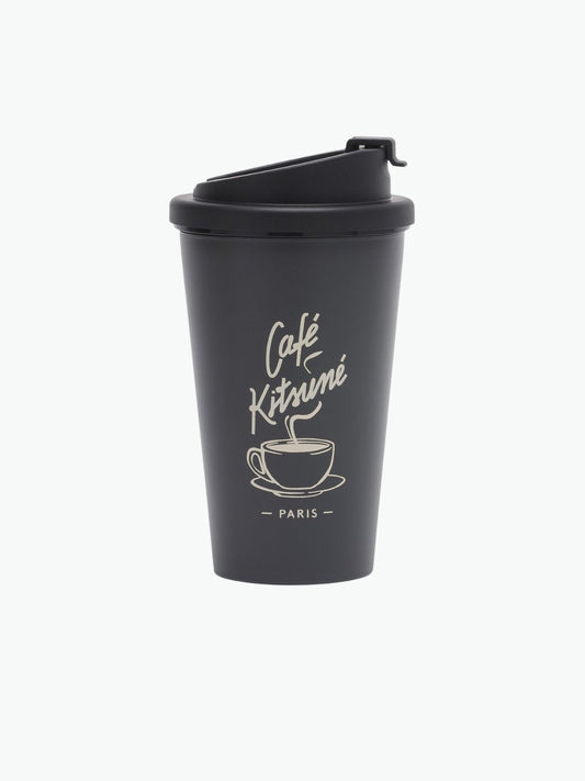 Maison Kitsune Cafe Kitsune Coffee Cup Tumbler Anthracite