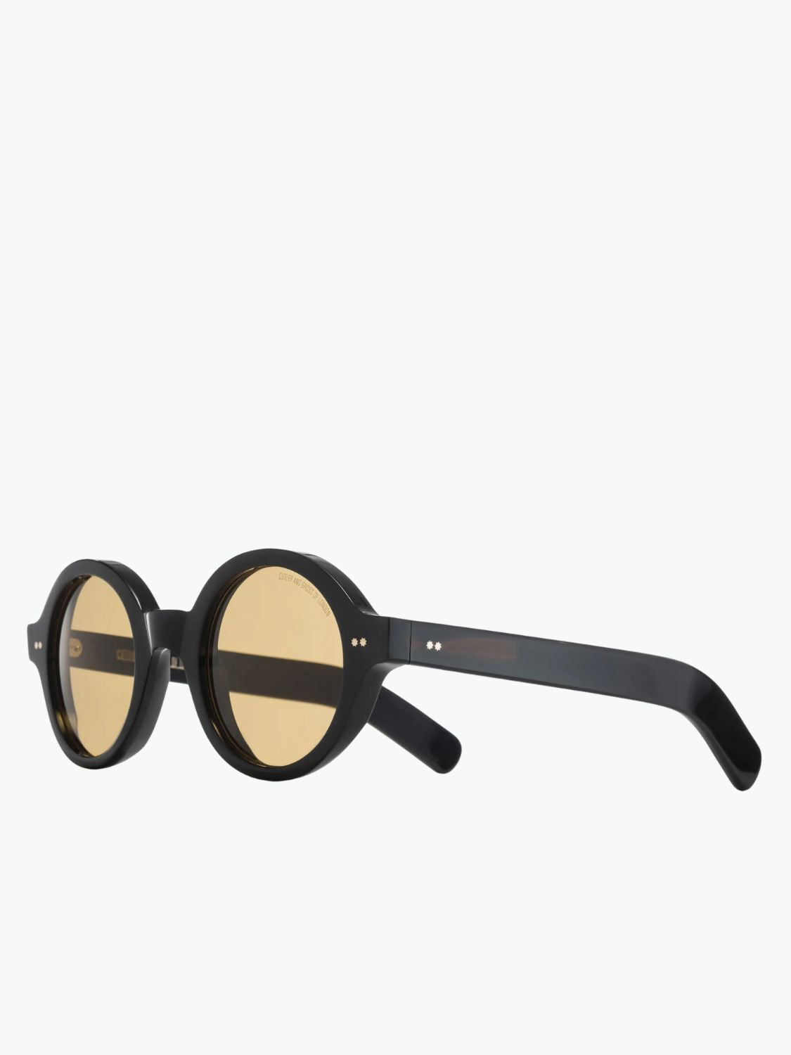 Cutler and Gross 1396 Round Black Sunglasses