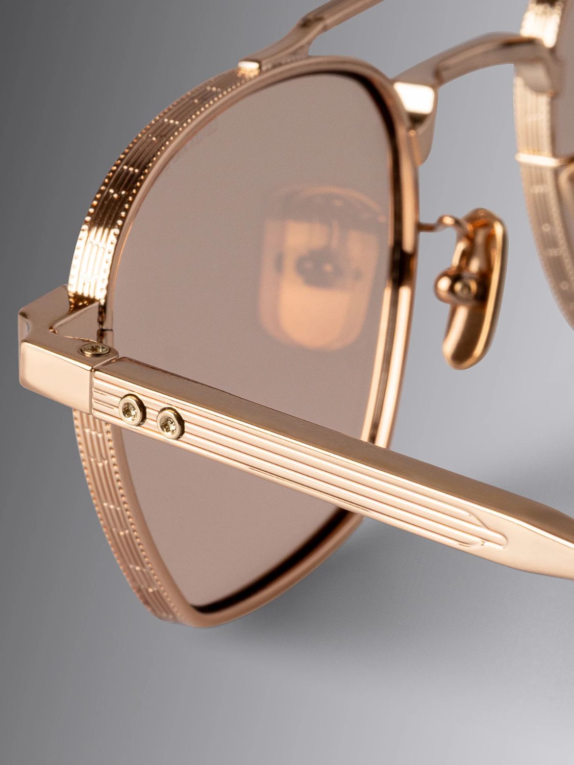 Cutler and Gross Cranley 1425 Aviator Sunglasses Jewel Gold