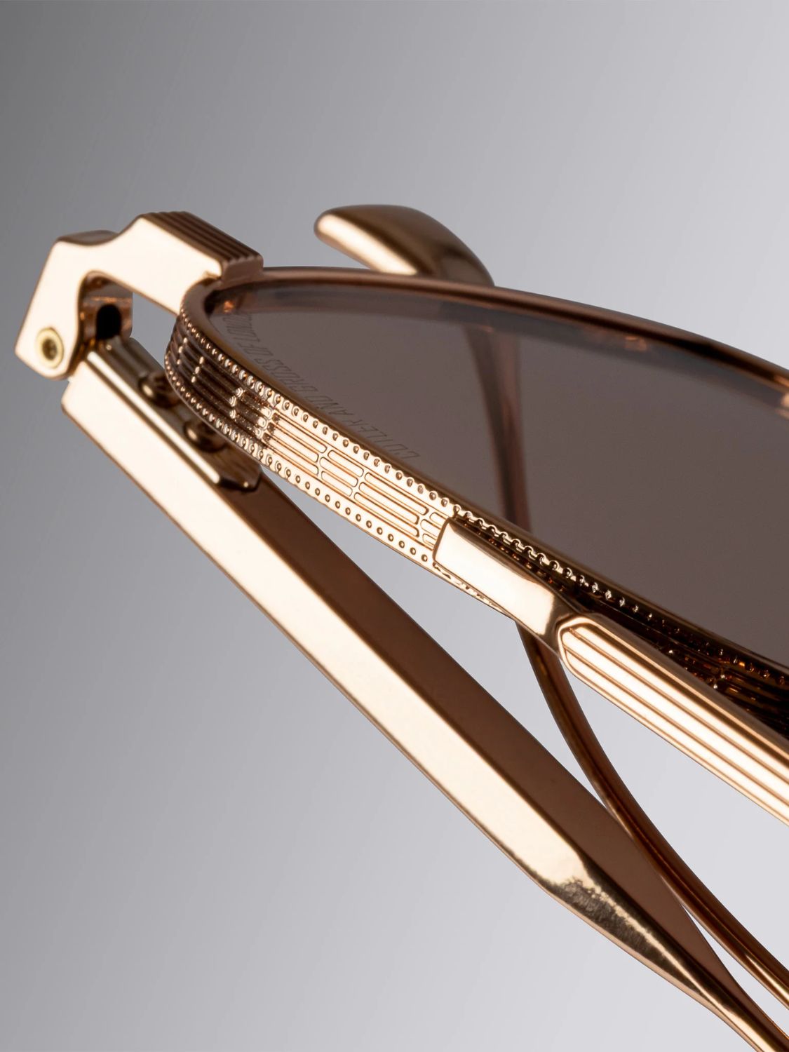 Cutler and Gross Cranley 1425 Aviator Sunglasses Jewel Gold