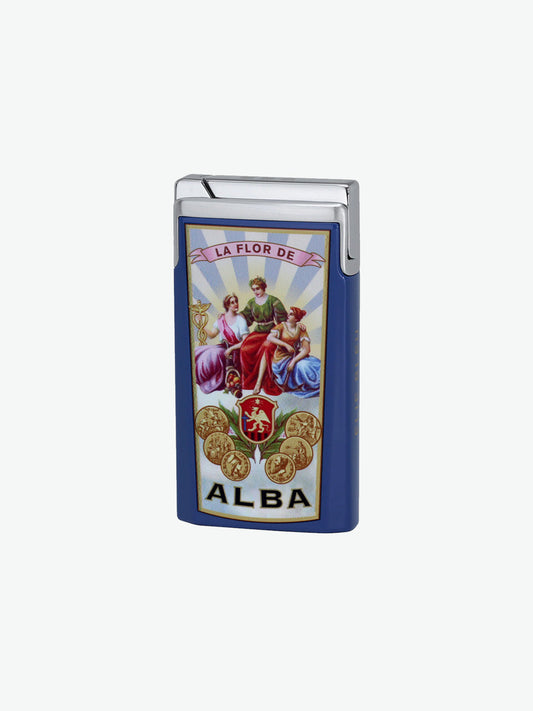 Elie Bleu J15 Flor De Alba Pocket Lighter Lacquer