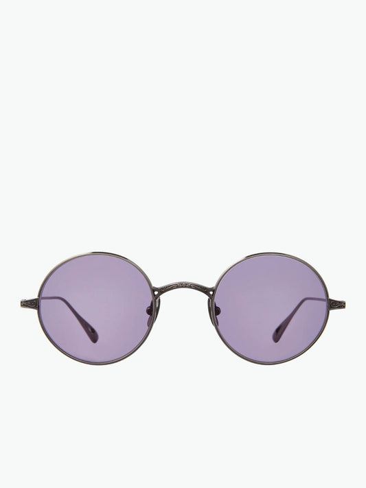 Garrett Leight GLCO X Ozzy Sun Sunglasses Pewter Semi-Flat Grape