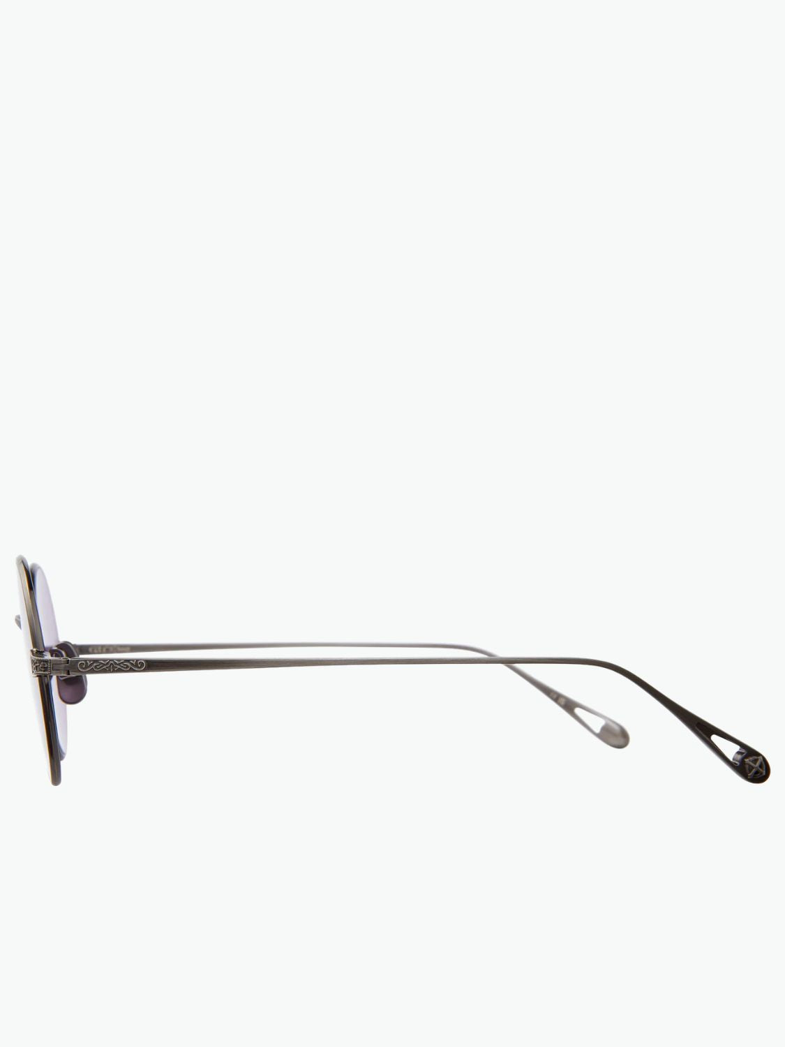 Garrett Leight GLCO X Ozzy Sun Sunglasses Pewter Semi-Flat Grape