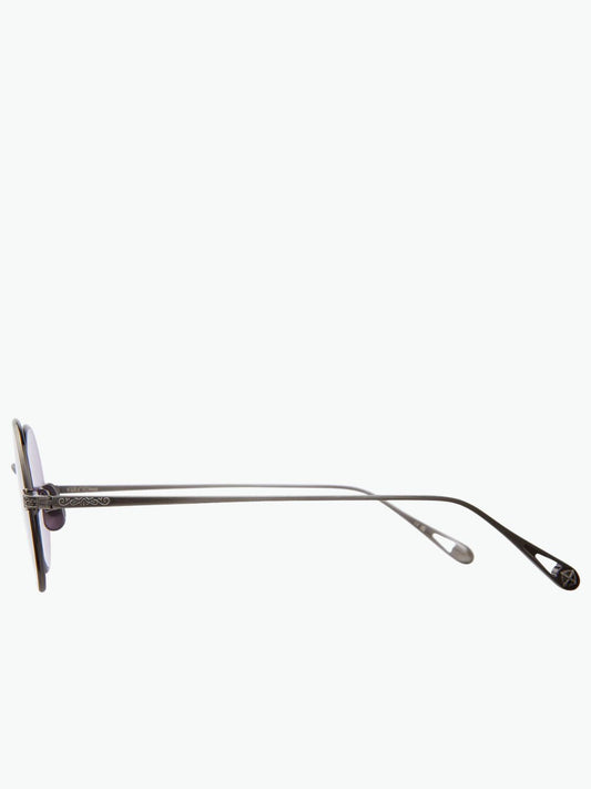 Garrett Leight GLCO X Ozzy Sun Sunglasses Pewter Semi-Flat Grape