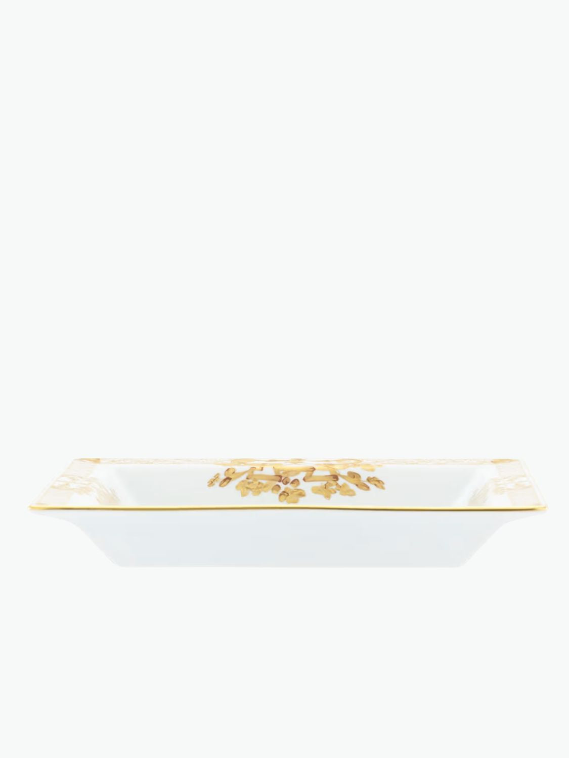 Ginori 1735 Large Squared Change Tray Oriente Italiano Aurum