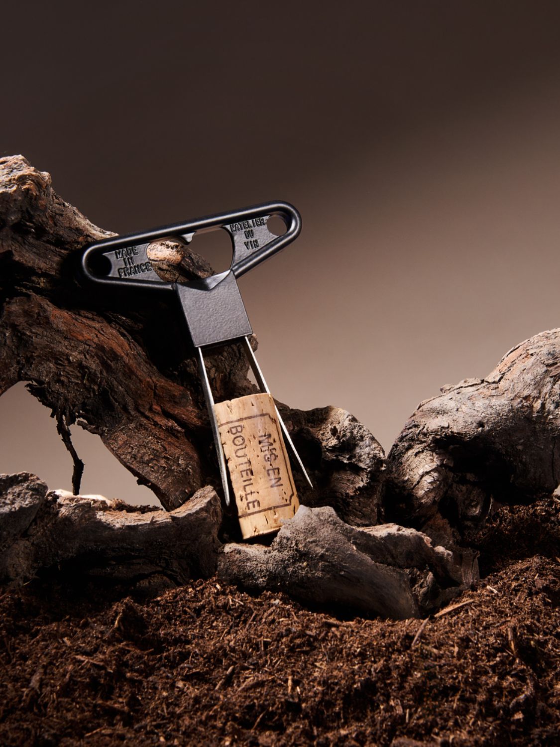 L' Atelier Du Vin Bilame Corkscrew Black Metal