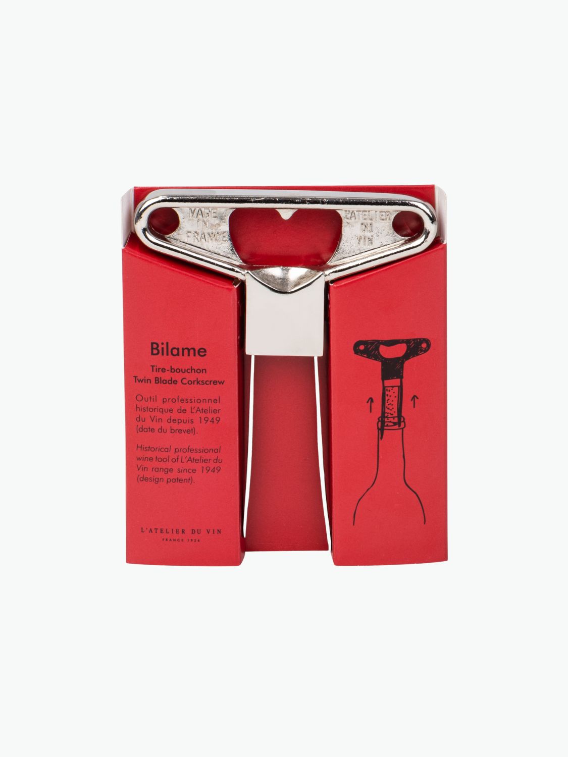 L' Atelier Du Vin Bilame Chrome Corkscrew