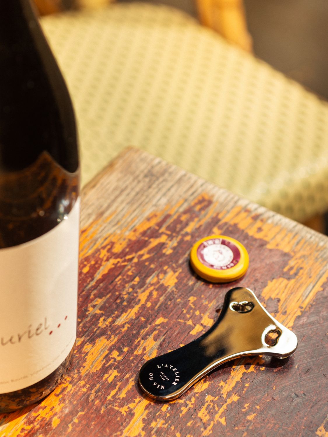 L' Atelier Du Vin Chromed Metal Foil Cutter