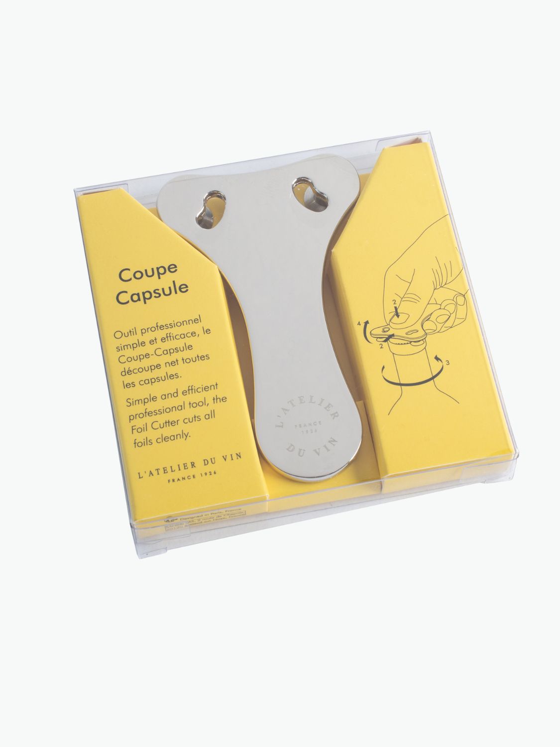 L' Atelier Du Vin Chromed Metal Foil Cutter