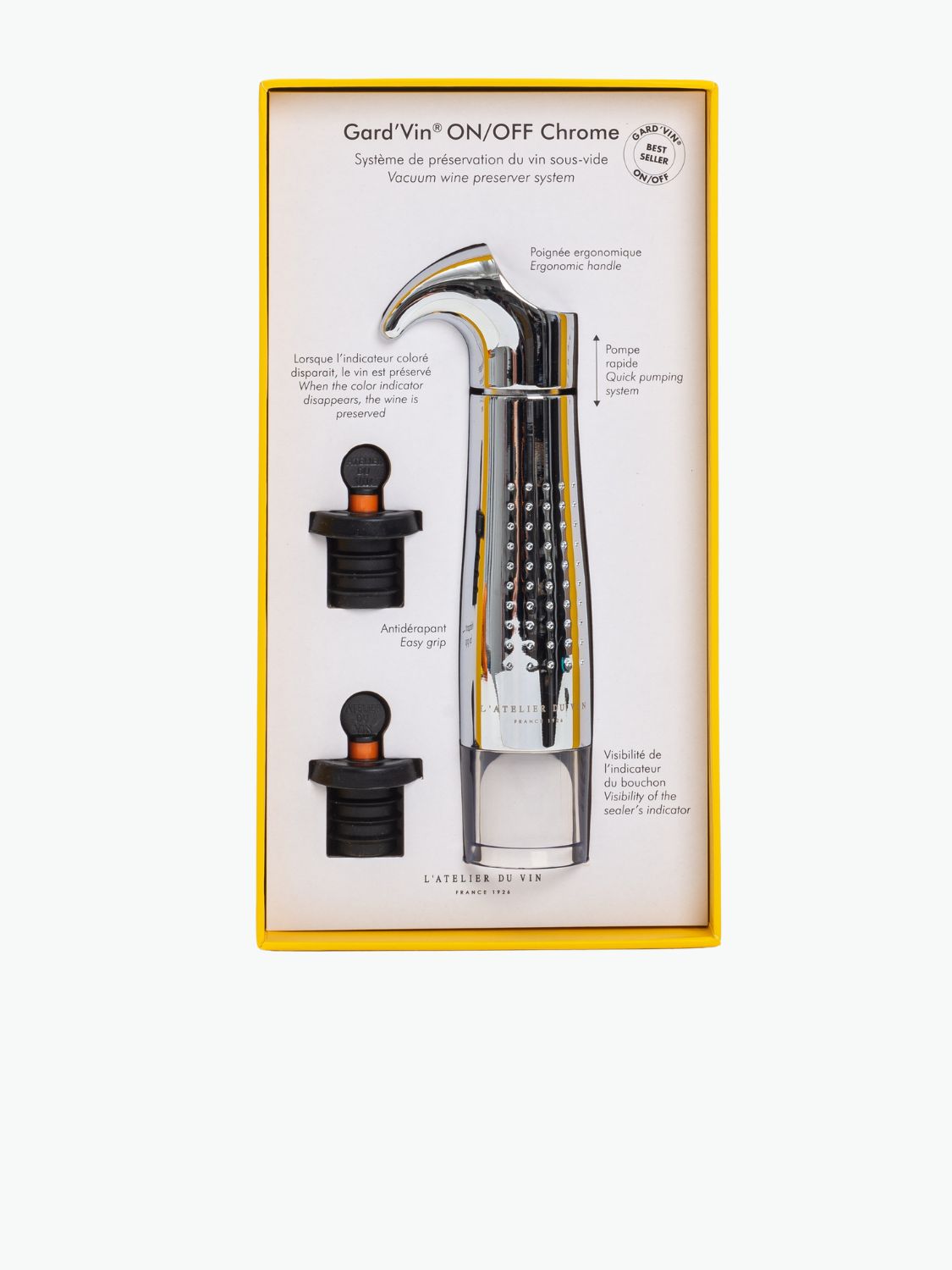 L' Atelier Du Vin Gard’ Vin On/Off Metal