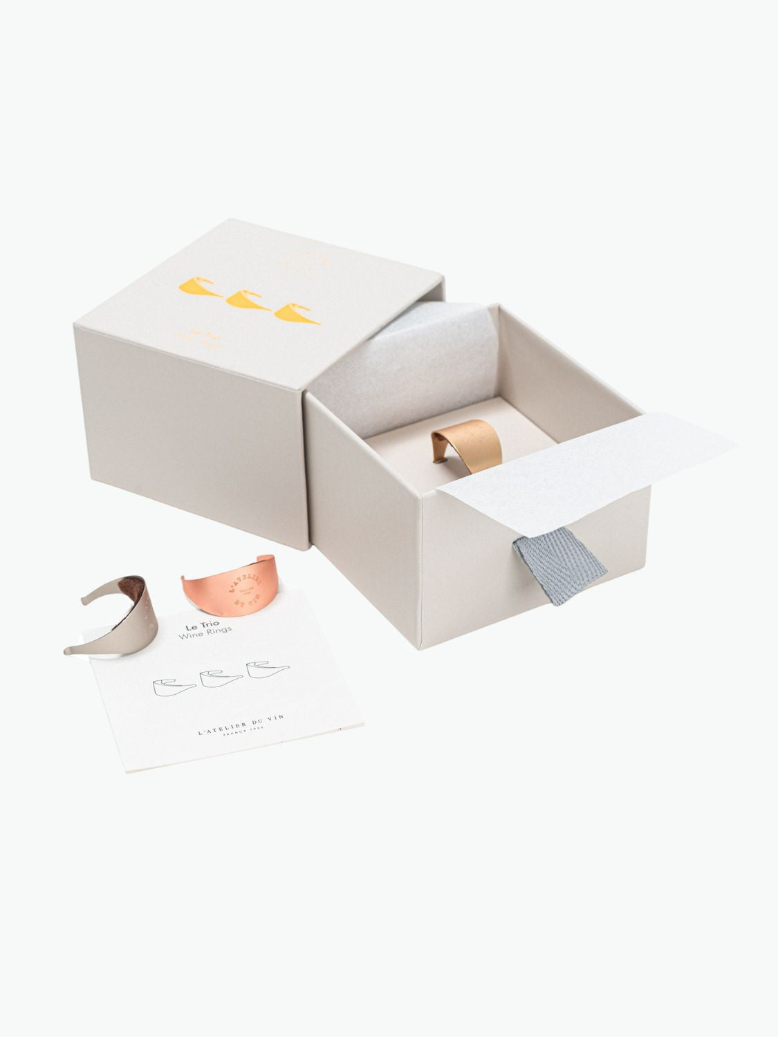 L' Atelier Du Vin Le Trio Wine Rings
