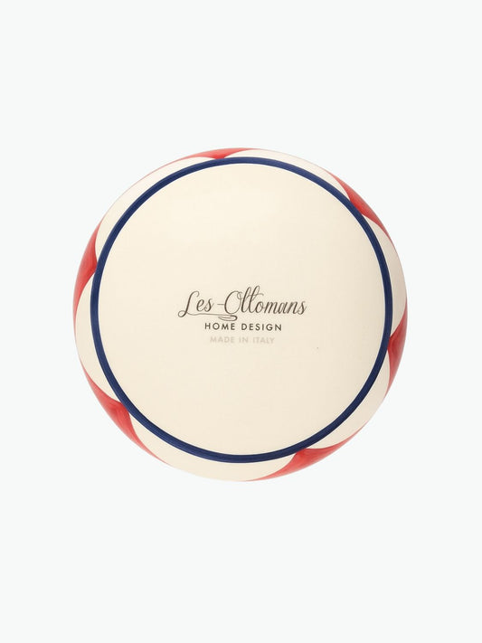 Χριστουγεννιάτικη Διακοσμητική Μπάλα Les Ottomans Christmas Ceramic Ball Multicolour Triangles