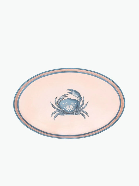 Δίσκος Les Ottomans Crab Hand-Painted Tray