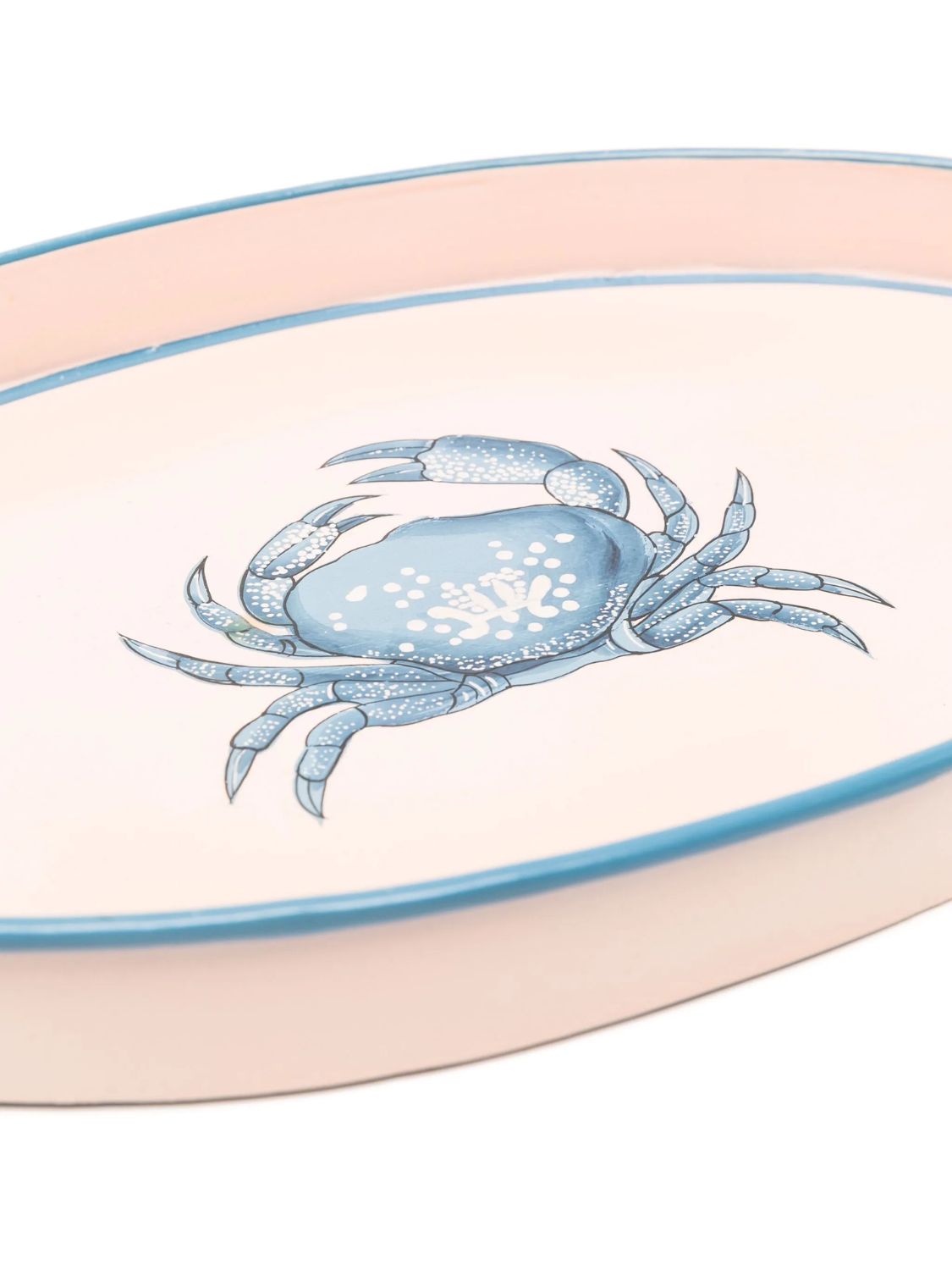 Les Ottomans Crab Hand-Painted Tray
