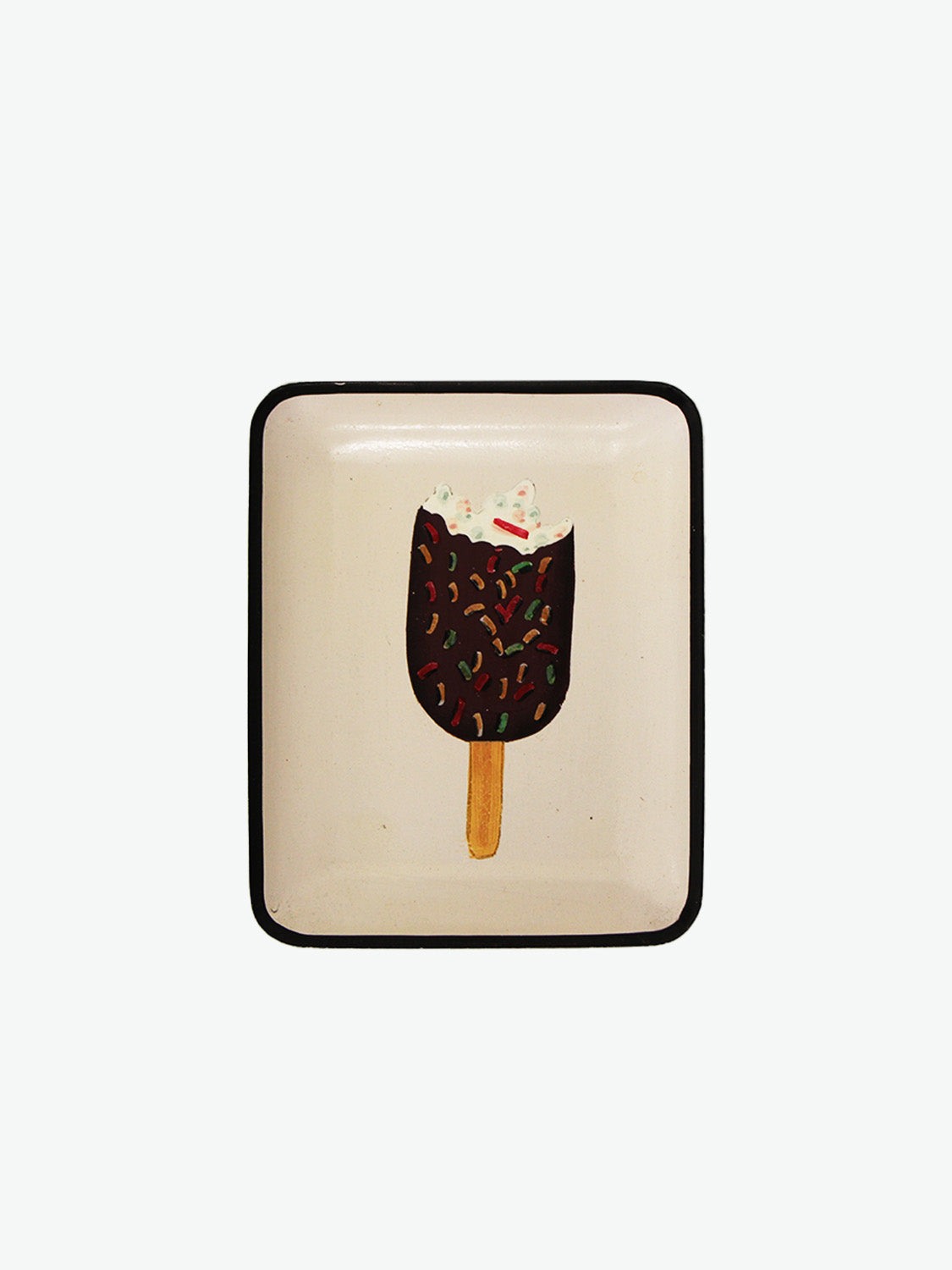 Les Ottomans Ice Cream Hand-Painted Iron Tray