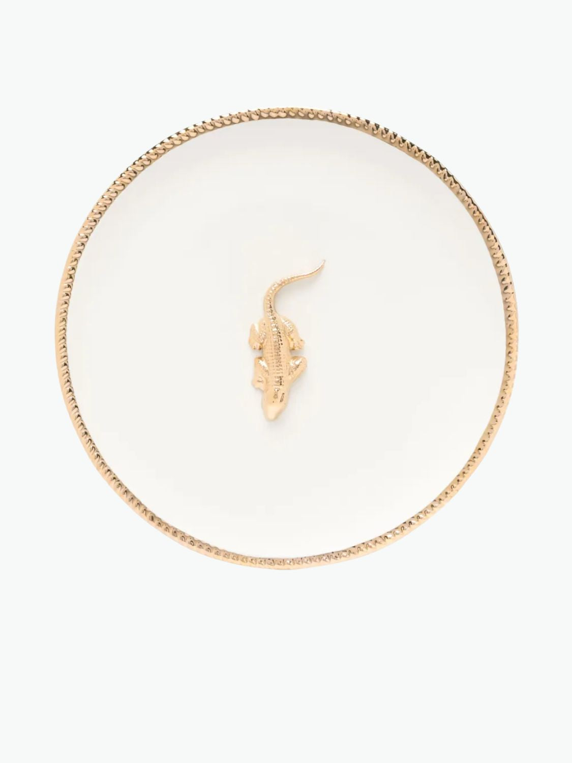 Πιάτο Les Ottomans Plate Golden Animals Crocodile
