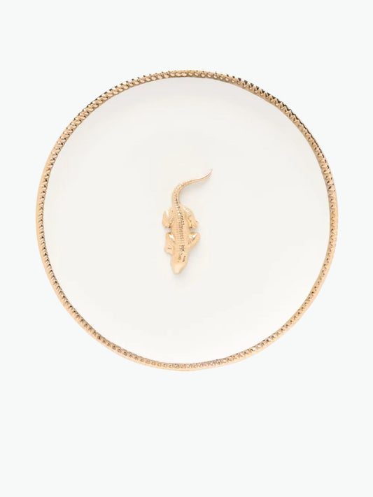 Πιάτο Les Ottomans Plate Golden Animals Crocodile