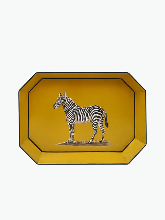 Δίσκος Les Ottomans Zebra Hand-Painted Tray