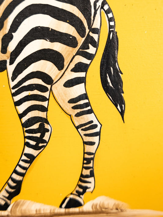 Les Ottomans Zebra Hand-Painted Tray