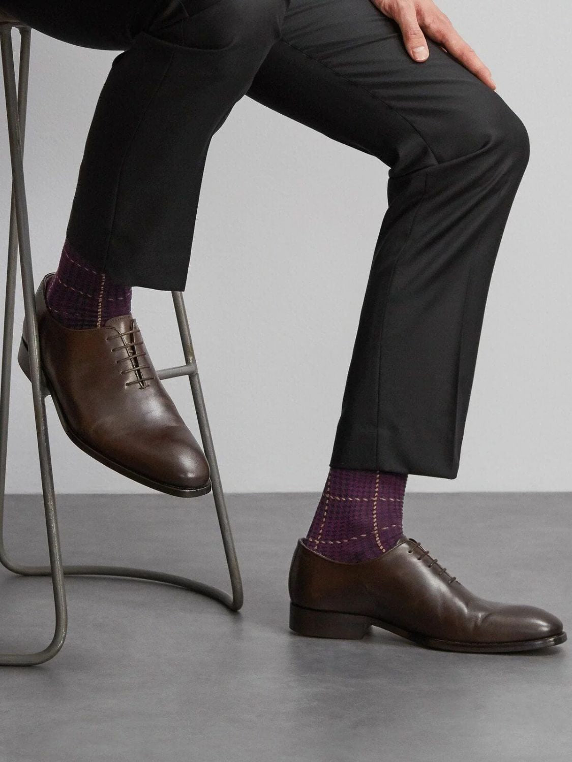 London Sock Co Ottaway Style Socks Purple
