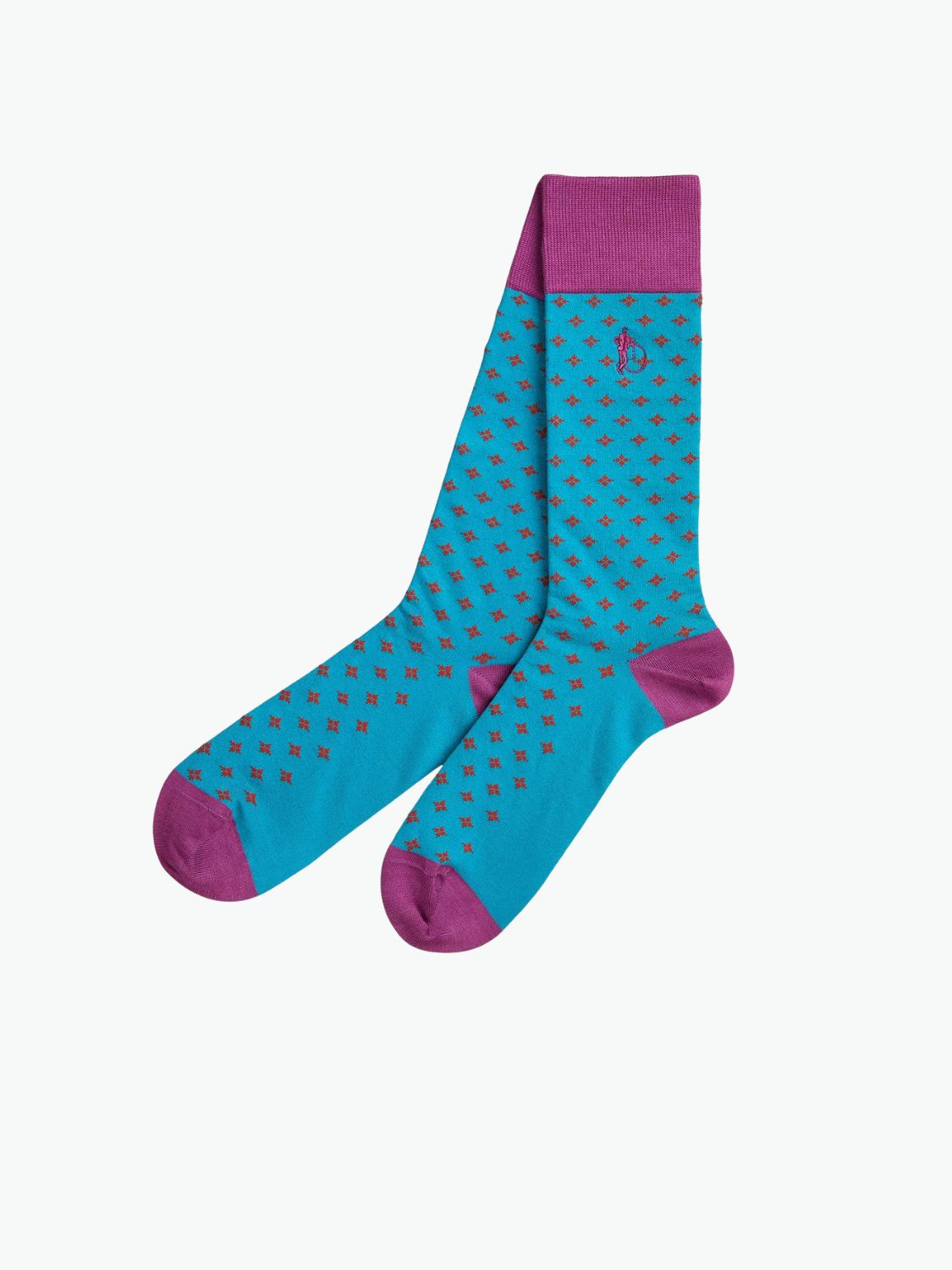 London Sock Co The Spotlight Collection Rose Diamond