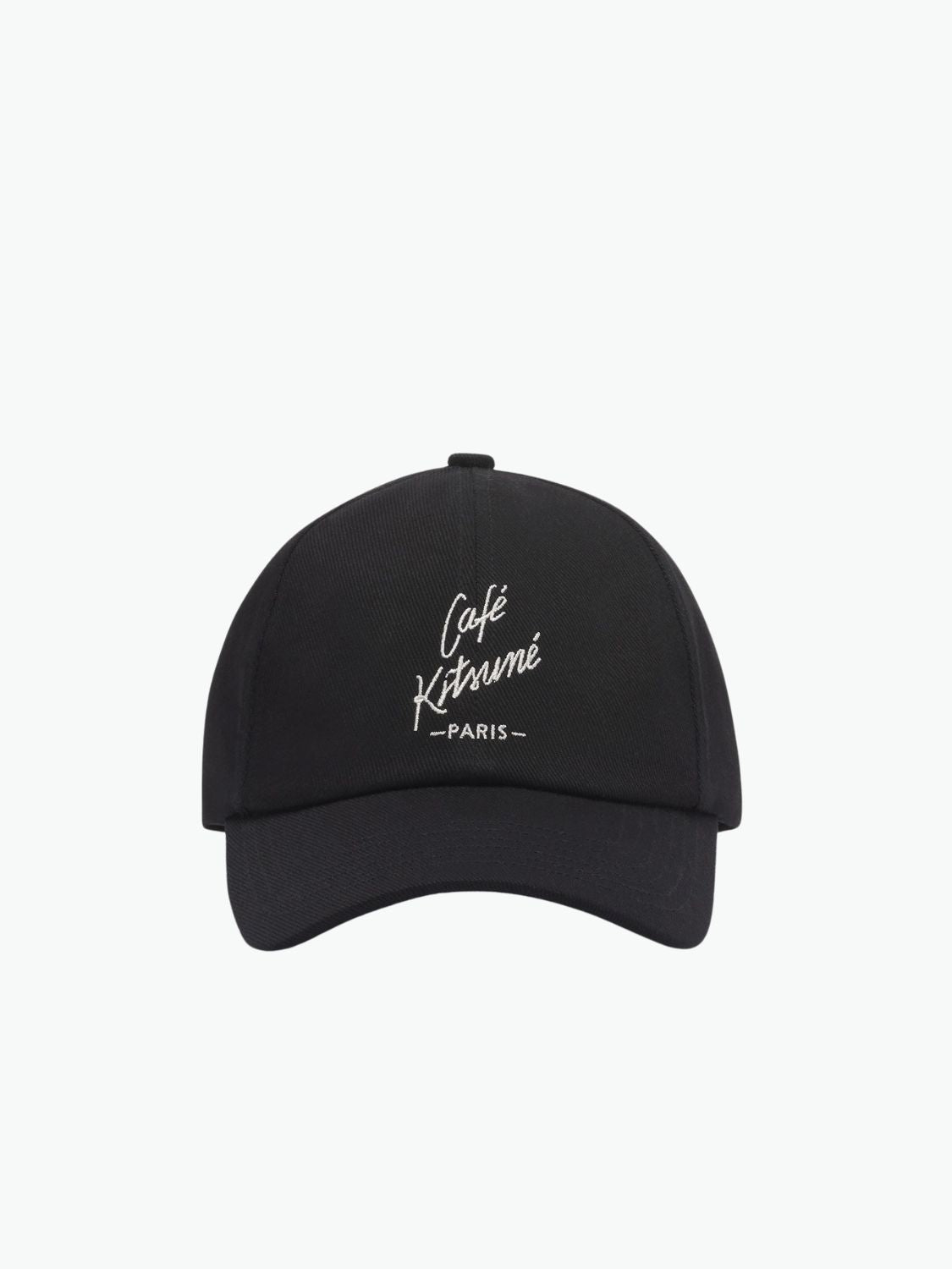 Maison Kitsune Cafe Kitsune Cap Hat Black