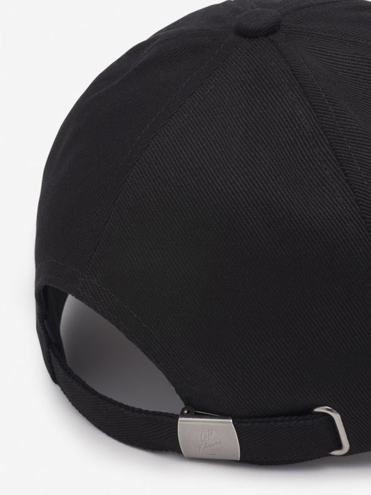 Maison Kitsune Cafe Kitsune Cap Hat Black