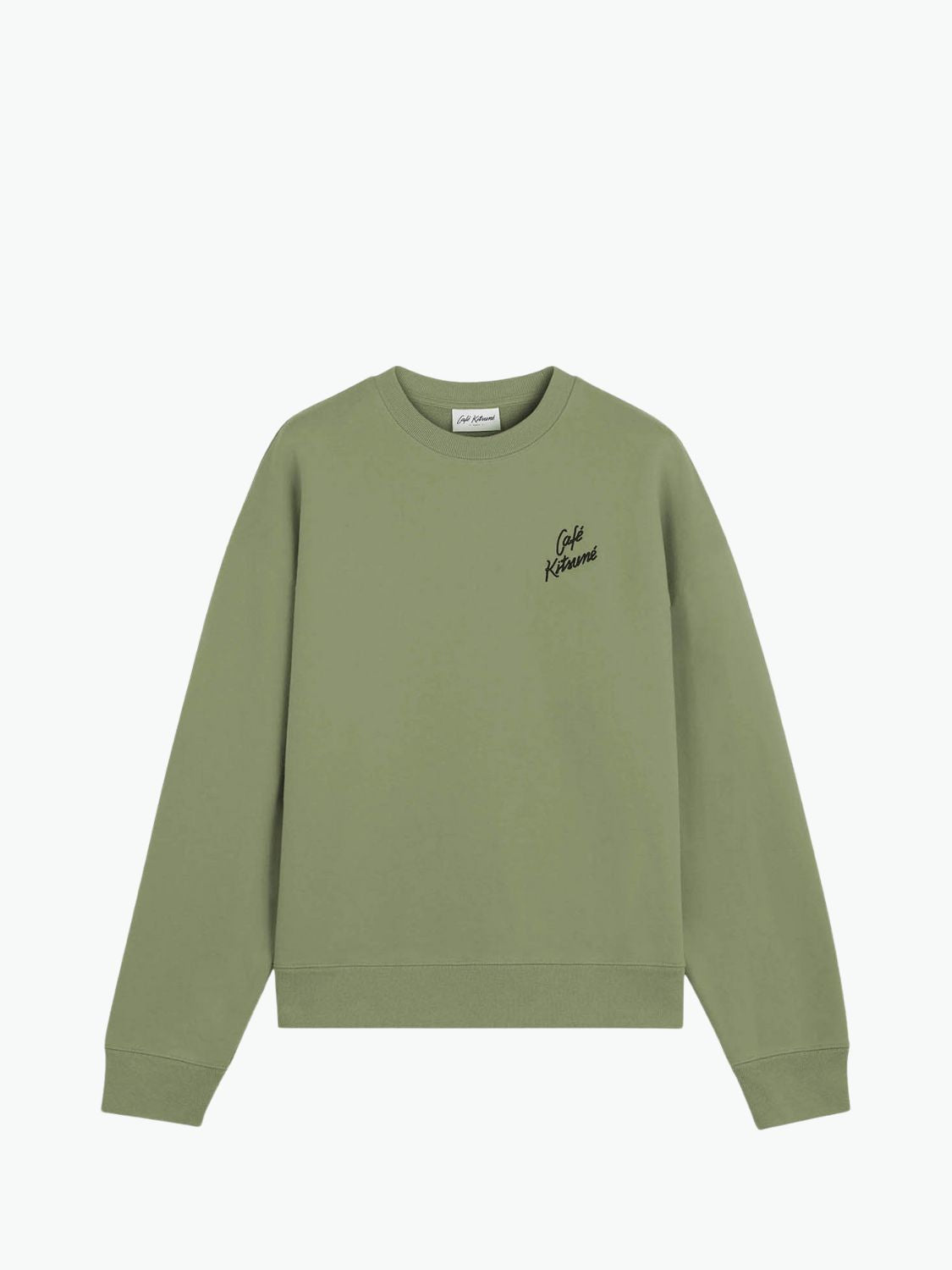 Maison Kitsune Cafe Kitsune Relax Sweatshirt Khaki