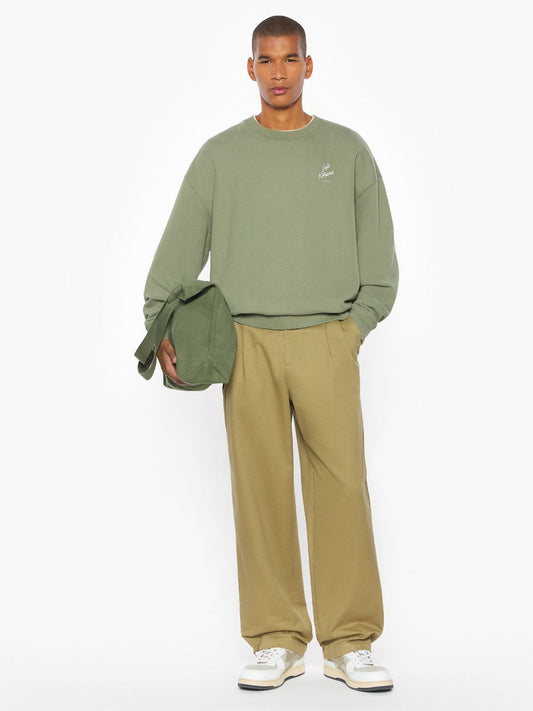 Maison Kitsune Cafe Kitsune Relax Sweatshirt Khaki