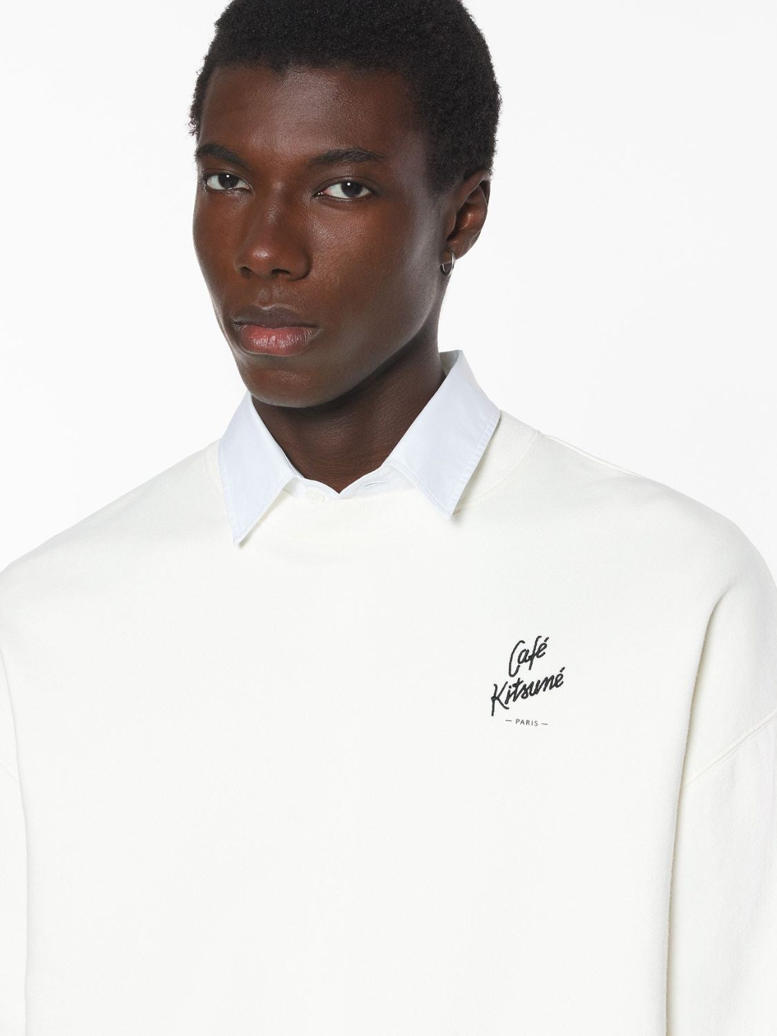 Maison Kitsune Cafe Kitsune Relax Sweatshirt Tapioca