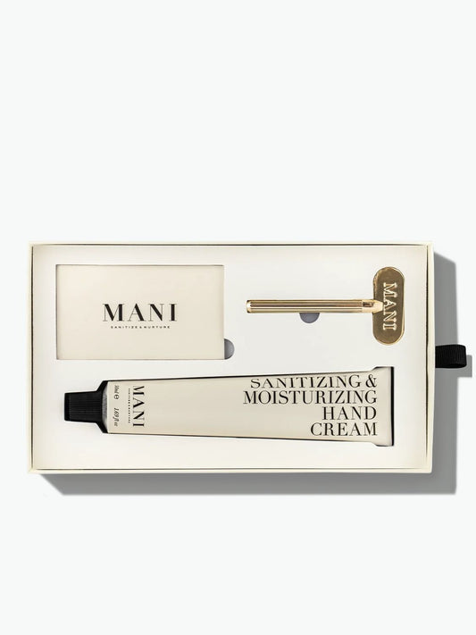 Mani Sanitizing and Moisturizing Hand Cream Set