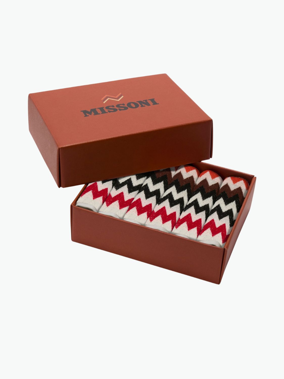 Missoni Home Best Red Face Towels Six Pieces Gift Box