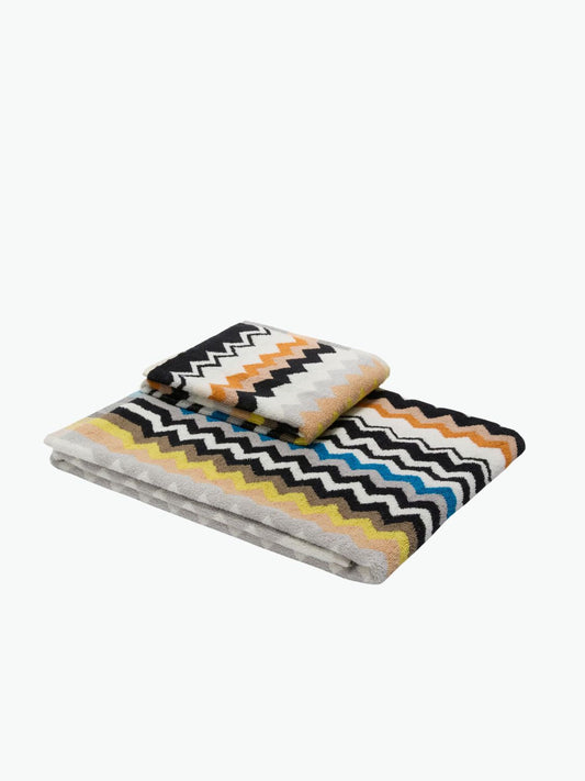 Missoni Home Best Two Piece Bath and Hand Towel Set Aurora