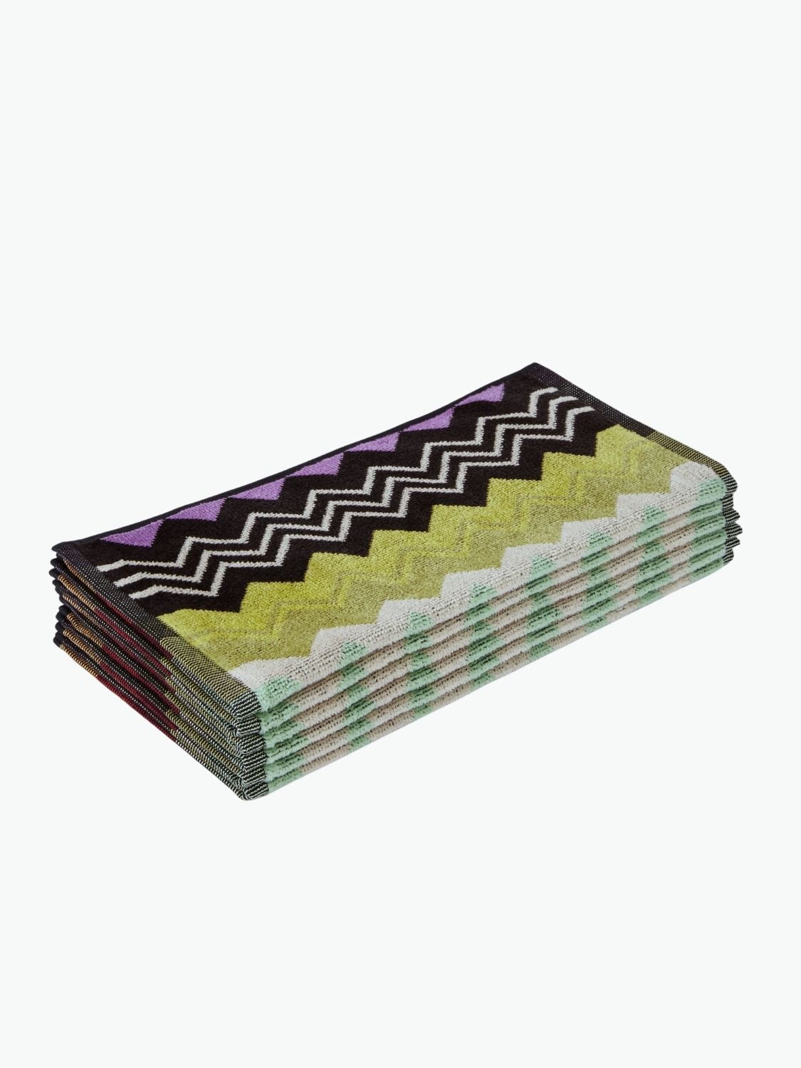 Missoni Home Giacomo Orange Face Towels Six Pieces Gift Box