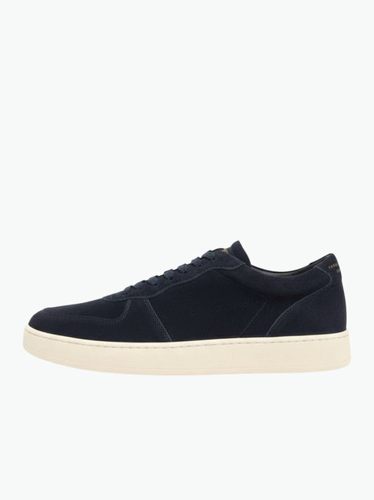 Officine Creative Asset 001 Blue Suede Low Top Sneakers