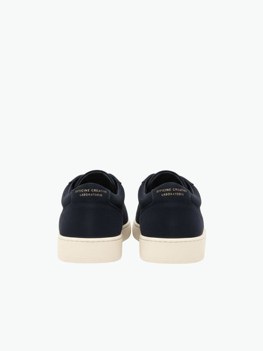 Officine Creative Asset 001 Blue Suede Low Top Sneakers