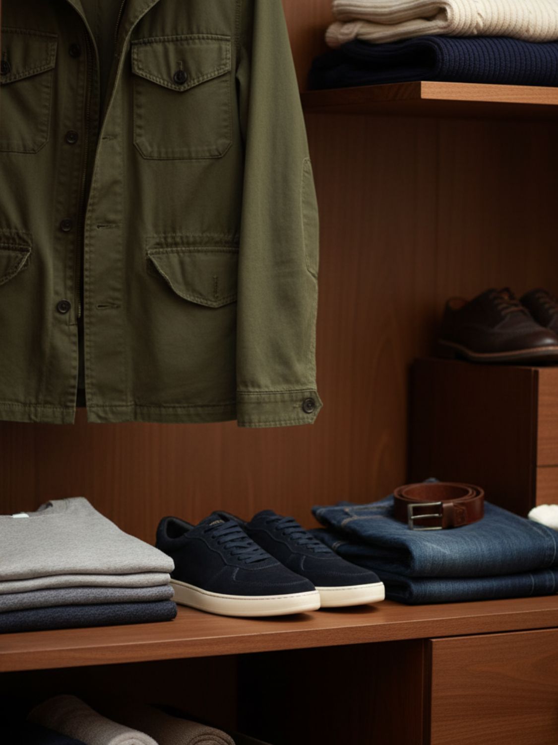 Officine Creative Asset 001 Blue Suede Low Top Sneakers