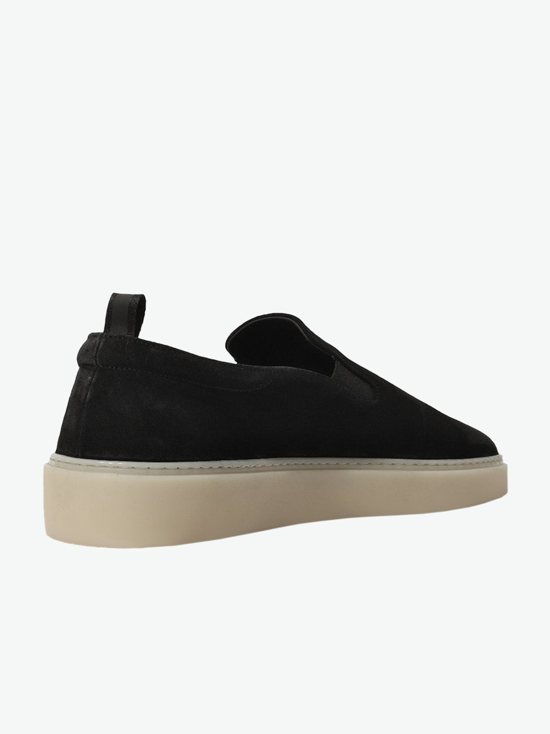 Officine Creative Muskrat 002 Nero Suede Slip-on Sneakers