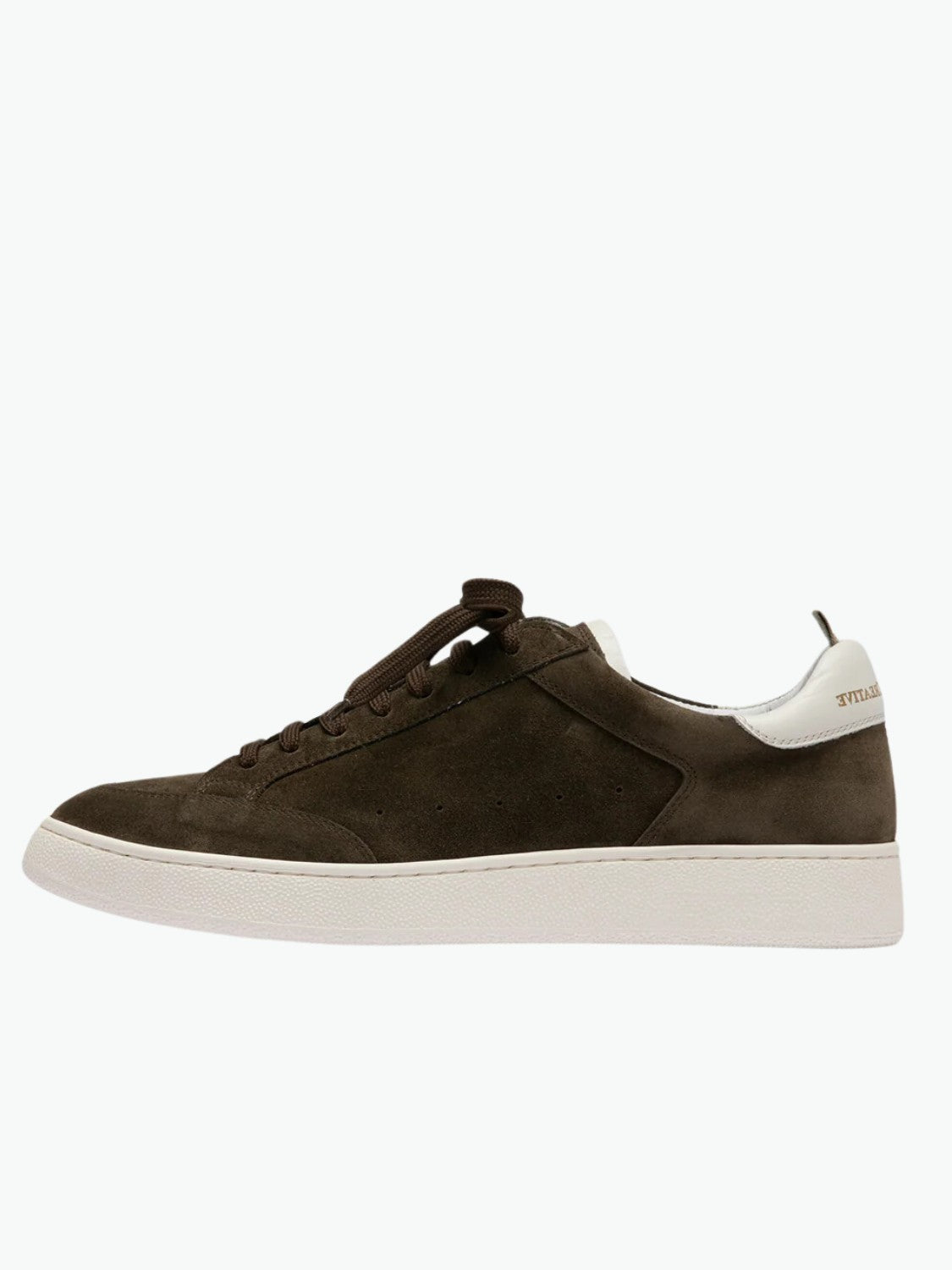 Officine Creative The Dime 001 Green Suede Low Top Sneakers